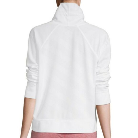 NWT XL Xersion White Funnel Neck active sweatshirt - Picture 2 of 10